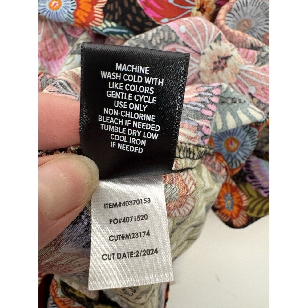 Torrid Maxi Challis Tiered Dress Floral Sz 2 Sleeveless Boho Summer Festival - Picture 14 of 14